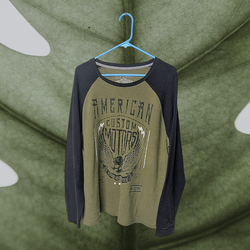 Men's Fifth Sun "American Custom Motors" Thermal Long Sleeve Shirt