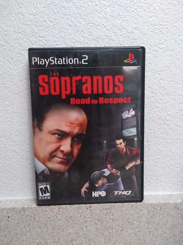 The Sopranos Road To Respect Playstation 2 PS2 Complete Video Game 2006 THQ Sony