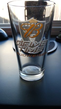 2006 gametime budweiser raider glass