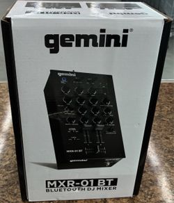 Gemini MXR-01 BT 2-Channel Bluetooth DJ Mixer
