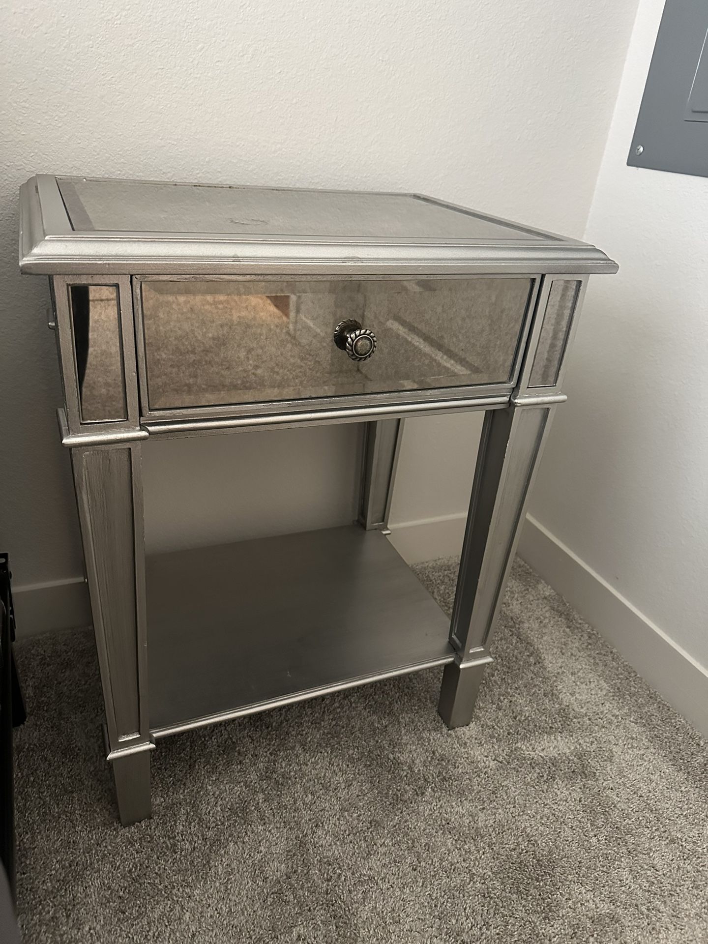 Mirrored Night Stand (Heavy Duty) - 2 For $160