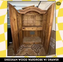 Sheesham Wood Wardrobe