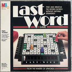 Last Word Game - Vintage 1985