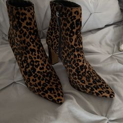Leopard Booties