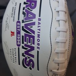 Signed Ravens Football 