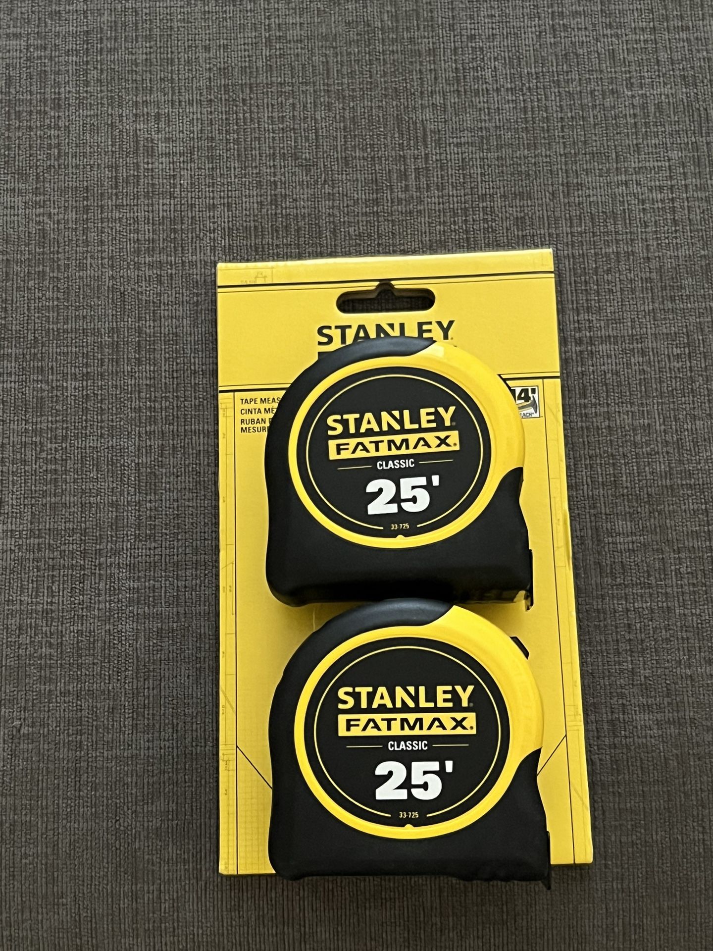 STANLEY - 25’ FATMAX Tape Measure
