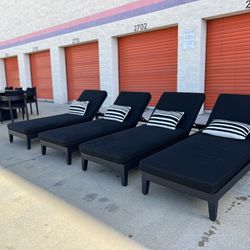 Restoration Hardware Outdoor Pool Loungers