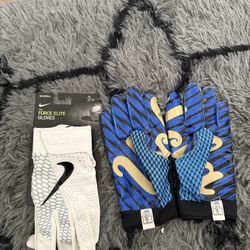 Football An Baseball Gloves 