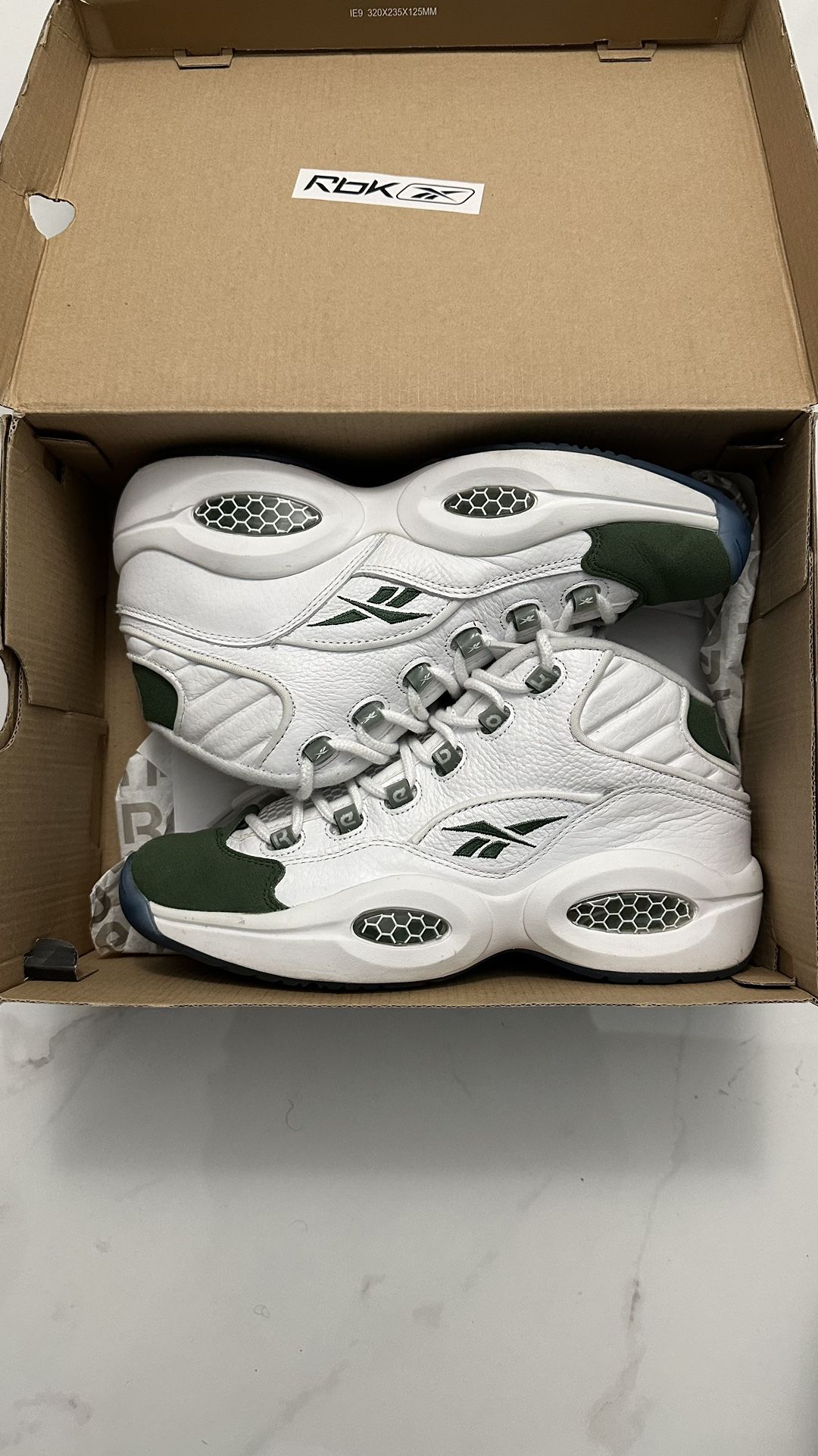 Reebok Question “Michigan State” Size 8.5
