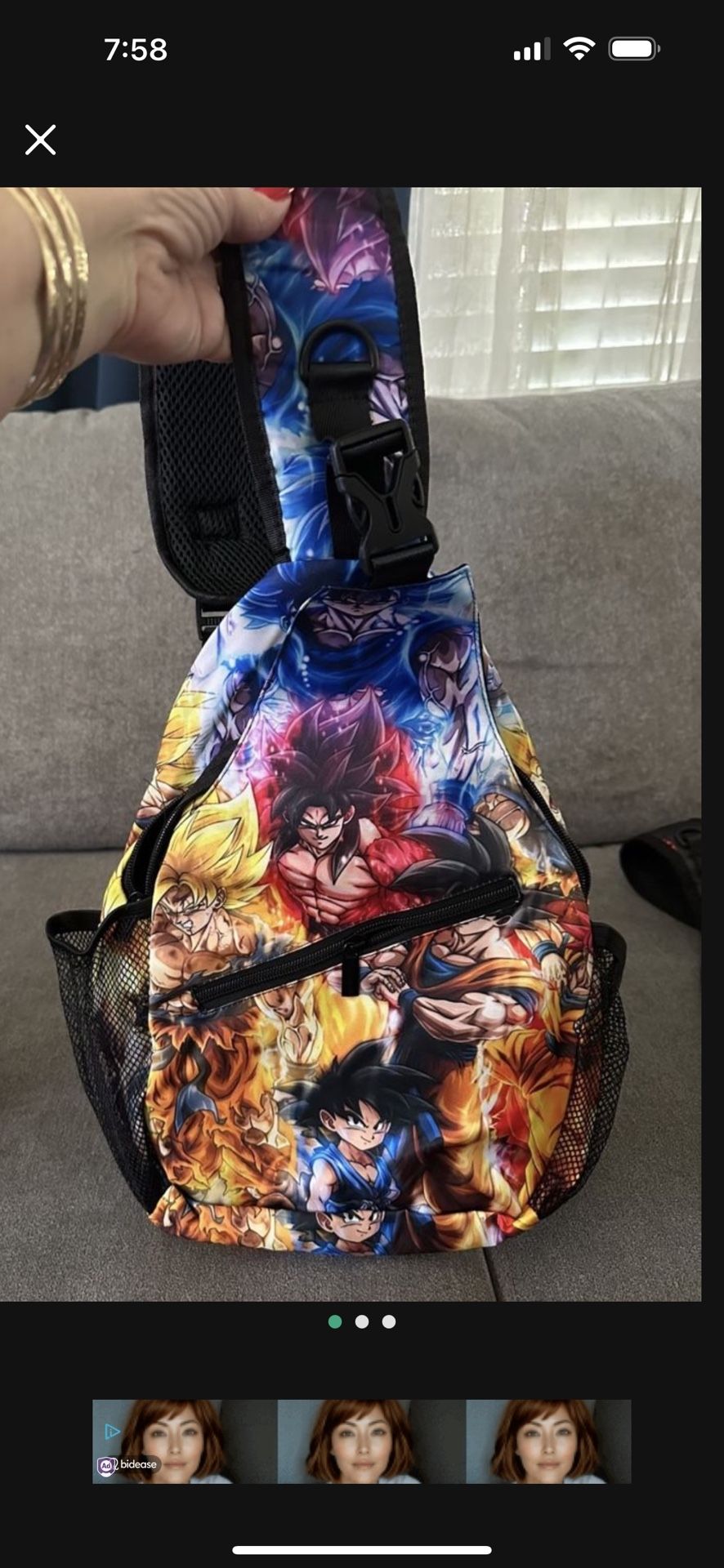 Dragon Ball, Z Backpack/Side Pack