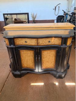 Black & Gold buffet cabinet