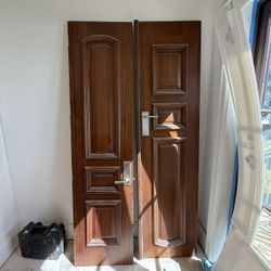 Mahogany Double Door 