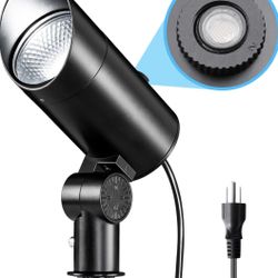 SUNVIE 30W Spot Lights Outdoor 5000K Dusk To Dawn Flag Pole Light 120V Plug In Landscape Spotlight With Photocell Sensor Ultra Bright Bullet LED Spotl