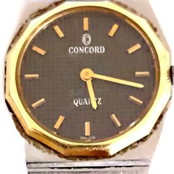 18k/Steel Swiss Made Concord Lady's Watch
