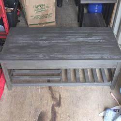 Storage Coffee Table With Two End Tables 