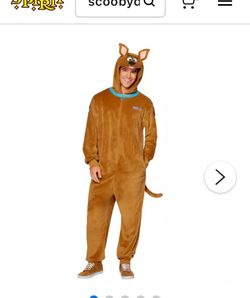 Scooby-Doo Adult Costume Jumpsuit Size S