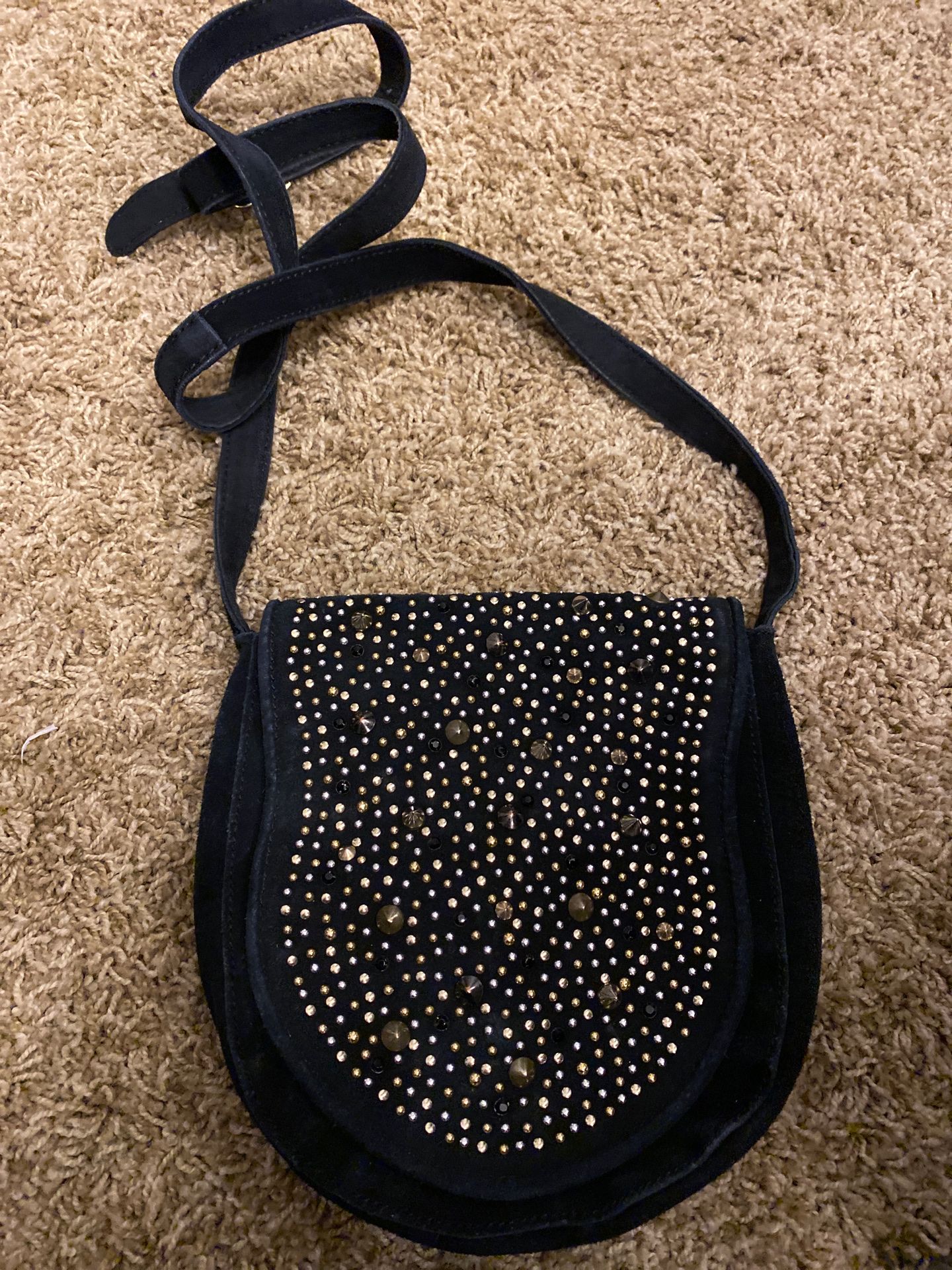 Steve Madden black embellished purse