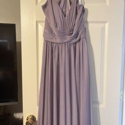 Brides Lavender Dress & Shoes 