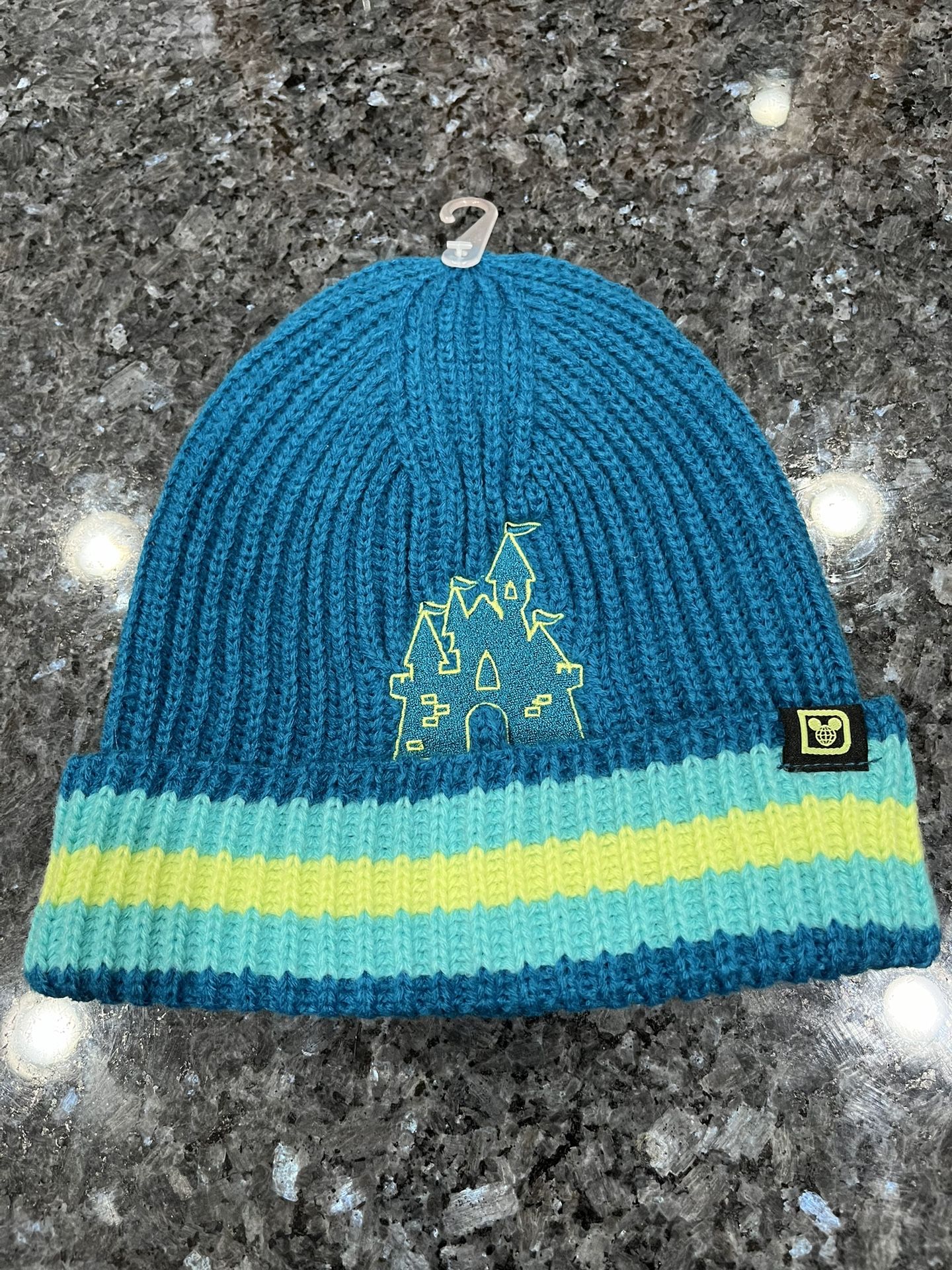 Disney Beanie Hat Disneyland Cinderella Castle Logo. Brand new with tags. One Size Fits most.