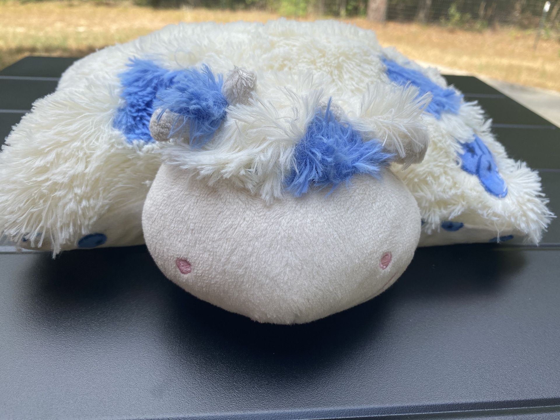 Pillow Pets Sweet Scented Blueberry Cow Stuffed Animal Plush Toy pee wee