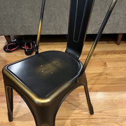 Gunmetal Bistro Dining Chair (Set Of 4)
