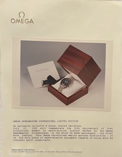 Omega Moon Watch Collector Item