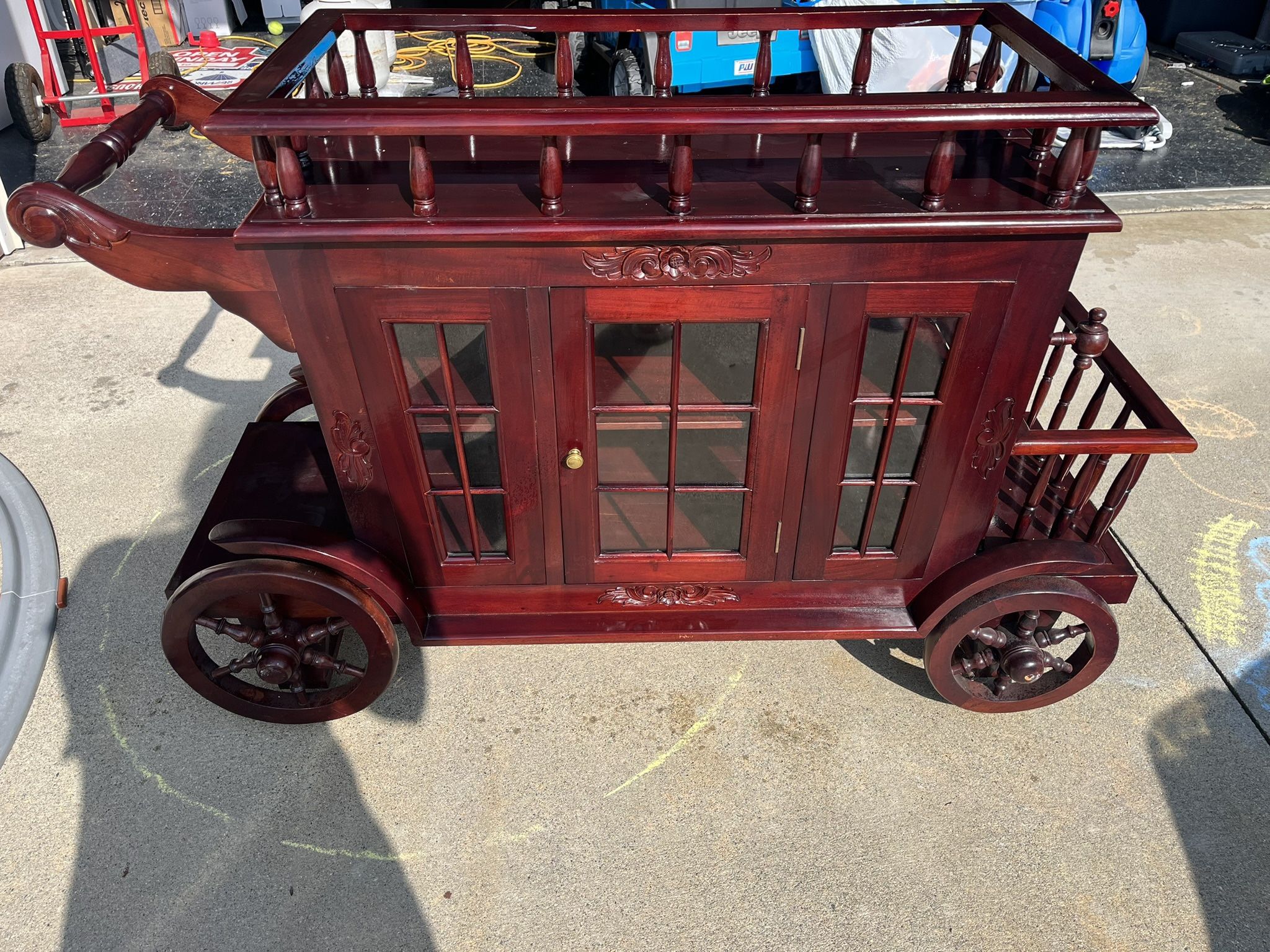 Vintage Bar Cart/ Cake Stand Cart