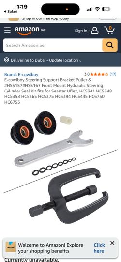 E-cowlboy Hydraulic Steering Cylinder Seal Kit with Puller