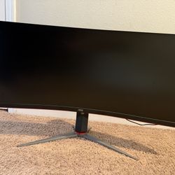 AOC CU34G2X. 34” Curved monitor
