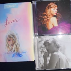 Lover, Speak Now and Folklore Taylor Swift Albums
