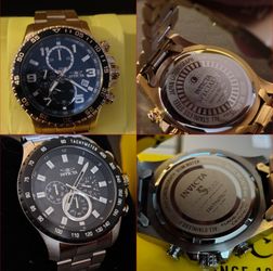 $125 FOR BOTH INVICTA WATCHES