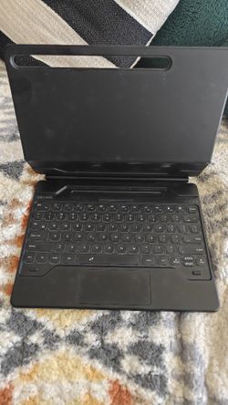 Dexnor Black Keyboard Folio Case for Galaxy Tab S Series, Backlit Keys, Trackpad