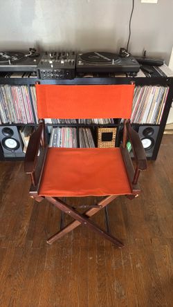 Orange Directors Chair