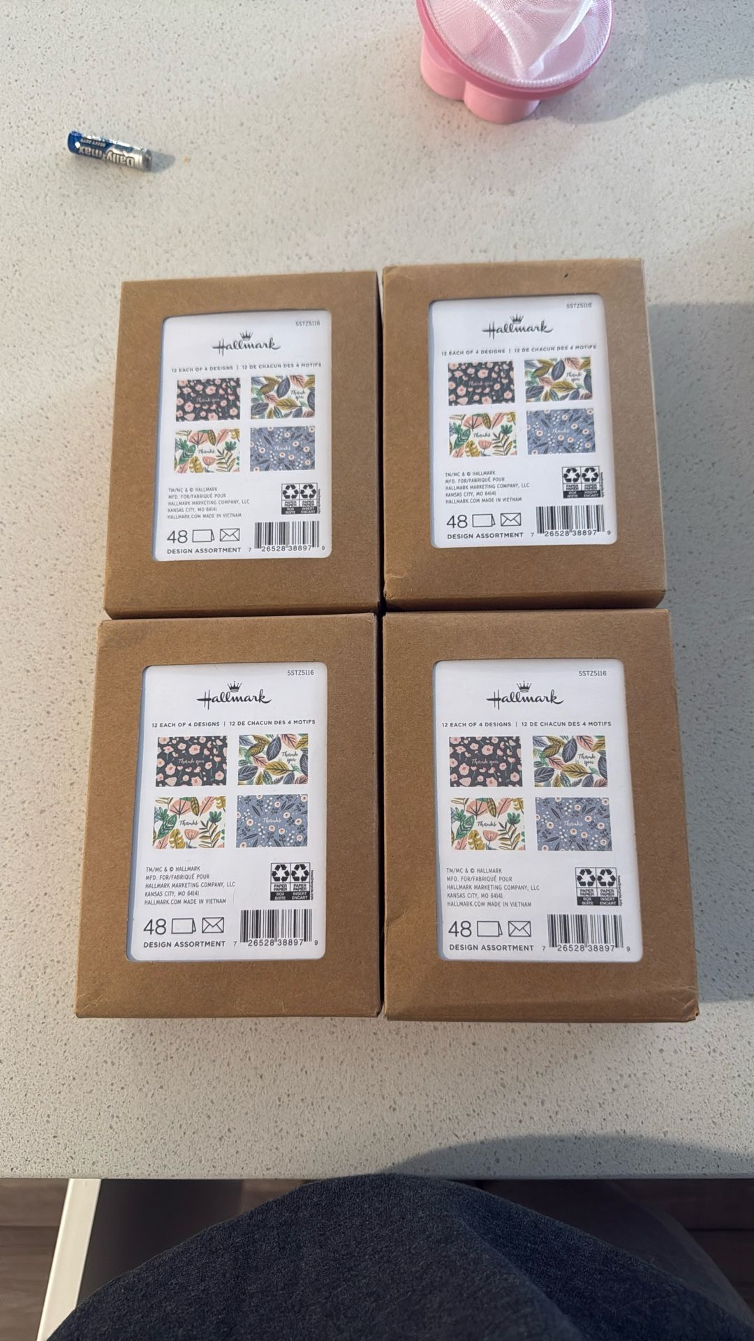 Hallmark “Thank You” Cards