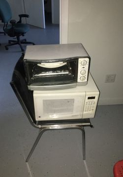 toaster oven and microwave