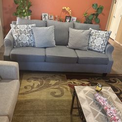 Sofa  and Chair (gray)