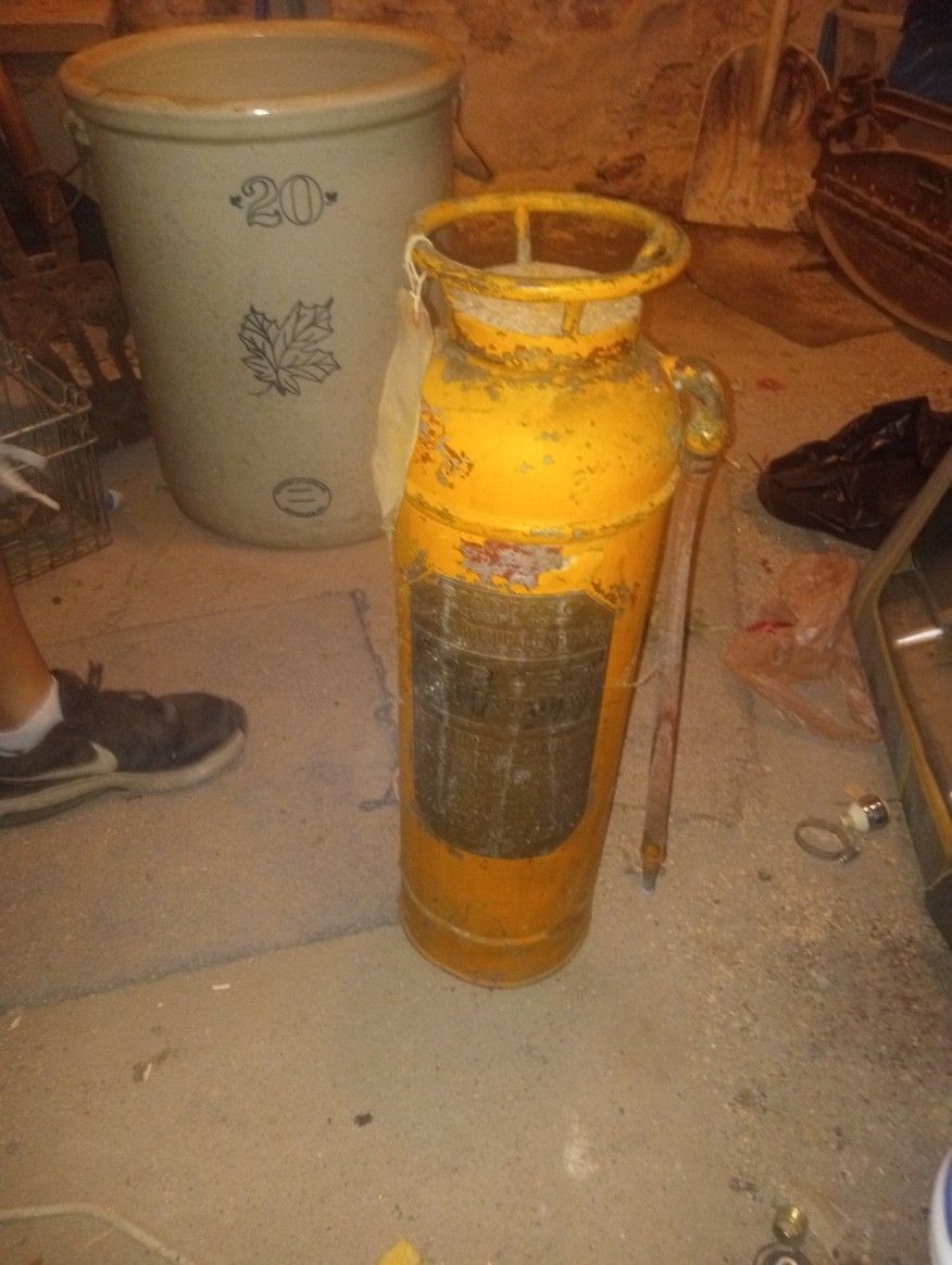 Vintage 1950s Fire Extinguisher