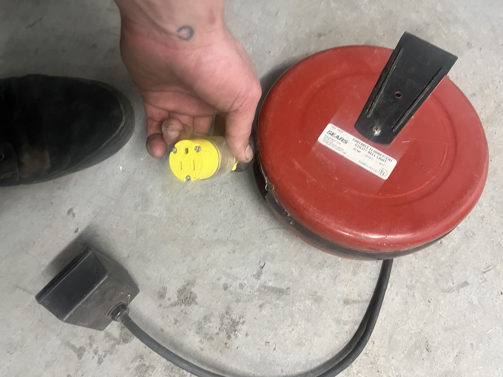 Utility Reel Extension Cord