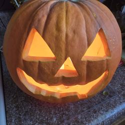 VINTAGE HALLOWEEN 🎃 1983 LIGHT UP PUMPKIN TRENDMASTERS