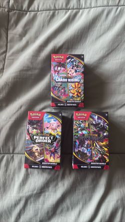 Pokemon Booster Bundle boxes