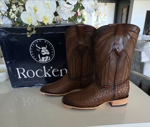 🤠 Rock'em Men's Western Boots – Size 12 | Brand New in Box 🤠