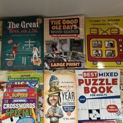 14 Crossword Puzzle Books 