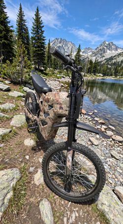 HappyRun G18 Pro Electric Dirt Bike - Black - Open Box - Fully Assembled - 4500W - 38 MPH
