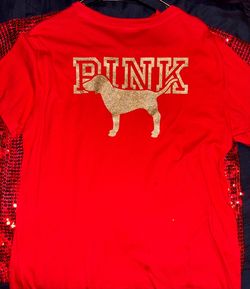 PINK Glitter Gold & Red