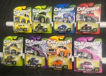 CarTuned Series 2 diecast cars full set. Lowrider, hot rod, c10, bel air, impala, Camaro car tuned