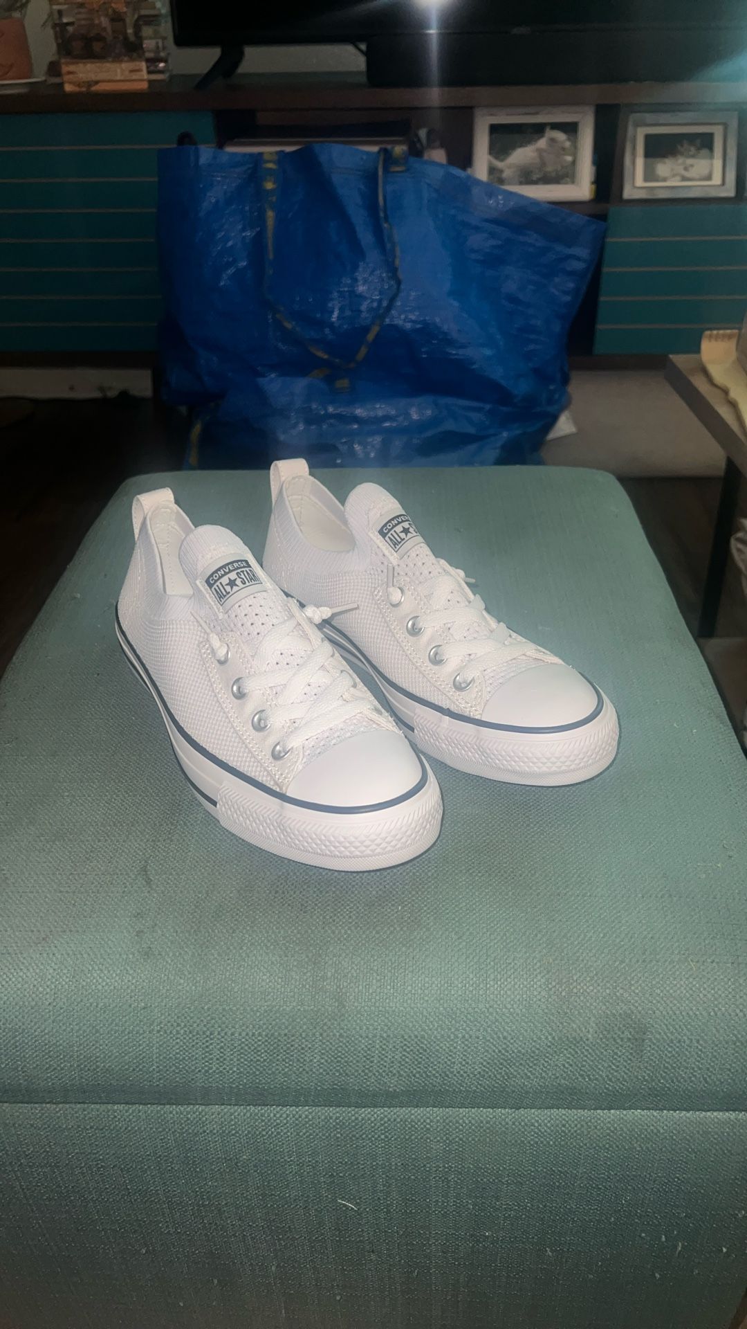 Reduced Price! CTAS SHORELINE KNIT SLIP - white/black/white