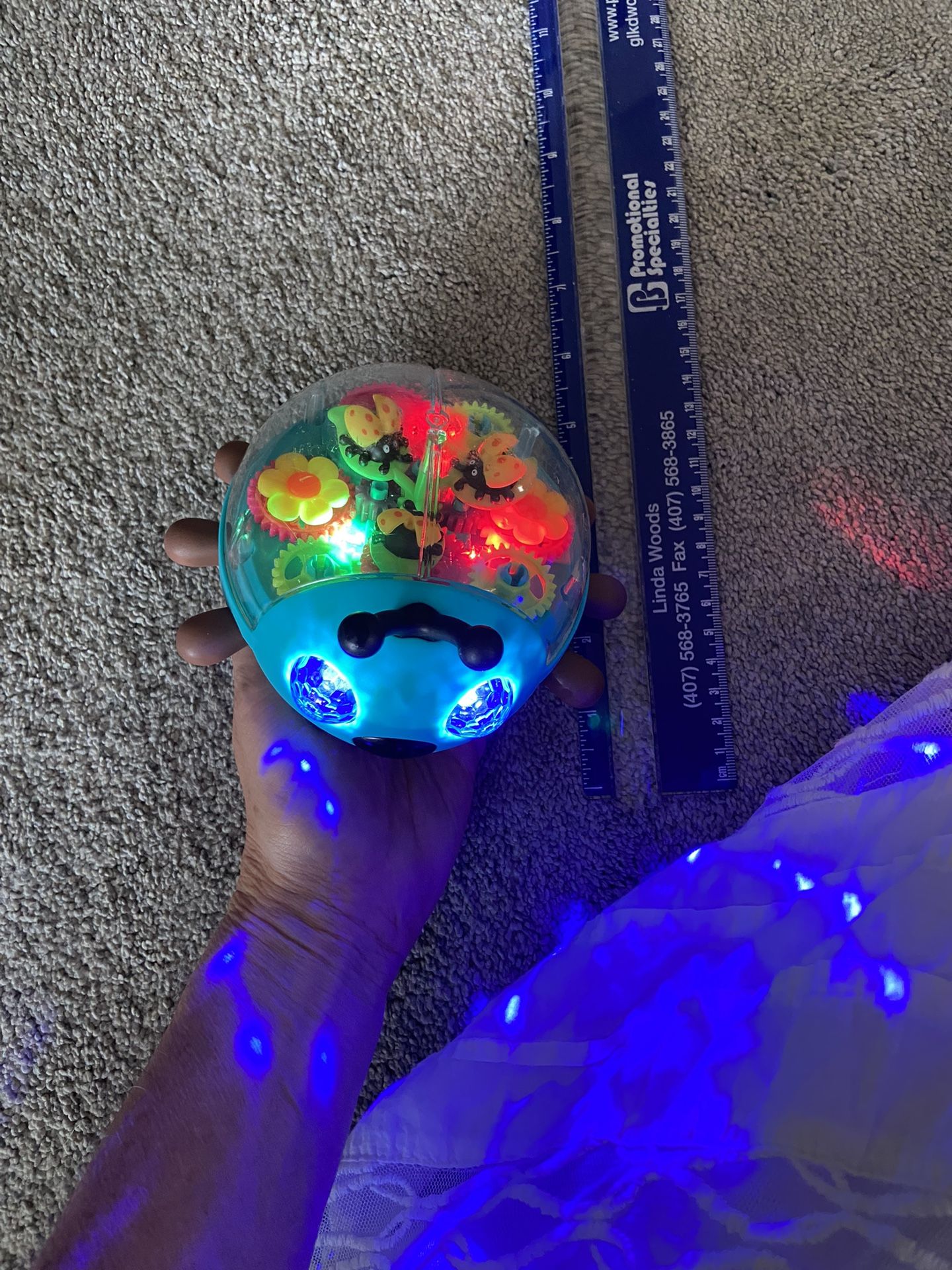 Lighted/moving Ladybug Toy