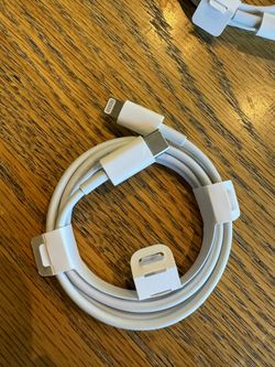 Two(2) Apple Original C To Lightning Cable 3.3 Feet 