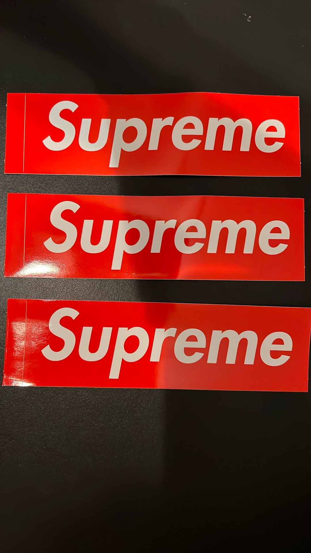 Genuine SUPREME Stickers (3)