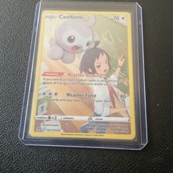 Castform Tg11 Full Art Pokemon Card